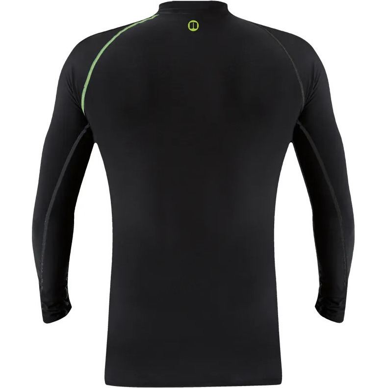 2026 Nookie Mens Softcore Long Sleeve Base Layer TH50 - Black / Lime